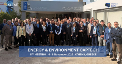 Visible Role of TECES, SiEnE and Si MoD Representatives at the 11th EnE CapTech Meeting in Athens