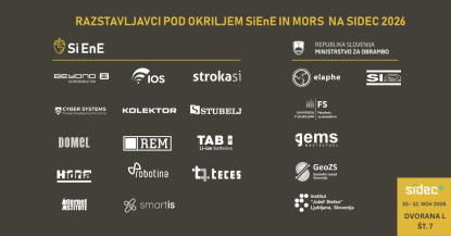 Razstavljavci SiEnE in MORS na SIDEC 2026